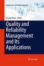 Cover: Quality and Reliability Management and Its Applications - Springer