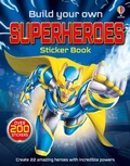 Cover: Build Your Own Superheroes Sticker Book - Usborne Publishing Ltd