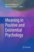 Cover: Meaning in Positive and Existential Psychology - Springer