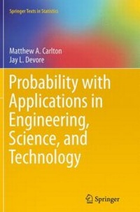 Enlarge image Cover: Probability with Applications in Engineering, Science, and Technology - Springer