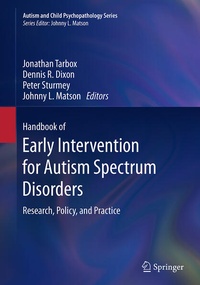 Enlarge image Cover: Handbook of Early Intervention for Autism Spectrum Disorders - Springer