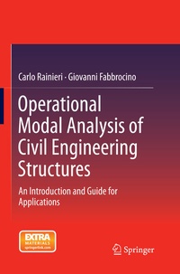 Enlarge image Cover: Operational Modal Analysis of Civil Engineering Structures - Springer