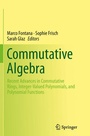 Cover: Commutative Algebra - Springer