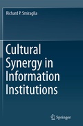 Cover: Cultural Synergy in Information Institutions - Springer