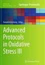 Cover: Advanced Protocols in Oxidative Stress III - Humana Press Inc.