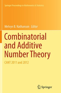 Enlarge image Cover: Combinatorial and Additive Number Theory - Springer