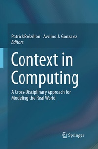 Enlarge image Cover: Context in Computing - Springer