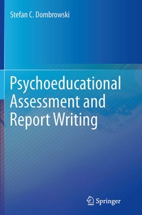 Enlarge image Cover: Psychoeducational Assessment and Report Writing - Springer