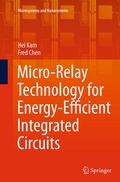 Cover: Micro-Relay Technology for Energy-Efficient Integrated Circuits - Springer