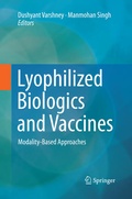 Cover: Lyophilized Biologics and Vaccines - Springer