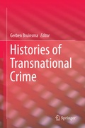 Cover: Histories of Transnational Crime - Springer