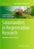 Cover: Salamanders in Regeneration Research - Humana Press Inc.