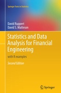Cover: Statistics and Data Analysis for Financial Engineering - Springer