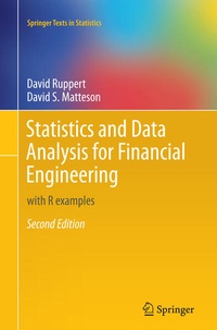 Enlarge image Cover: Statistics and Data Analysis for Financial Engineering - Springer