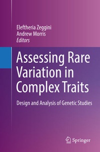 Enlarge image Cover: Assessing Rare Variation in Complex Traits - Springer