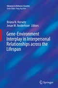 Cover: Gene-Environment Interplay in Interpersonal Relationships across the Lifespan - Springer