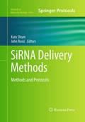 Cover: SiRNA Delivery Methods - Humana Press Inc.