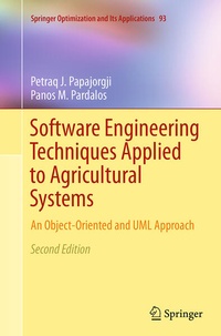 Enlarge image Cover: Software Engineering Techniques Applied to Agricultural Systems - Springer
