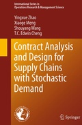 Cover: Contract Analysis and Design for Supply Chains with Stochastic Demand - Springer