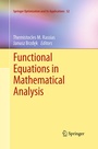 Cover: Functional Equations in Mathematical Analysis - Springer
