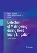 Cover: Detection of Malingering during Head Injury Litigation - Springer