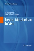 Cover: Neural Metabolism In Vivo - Springer