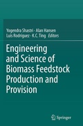 Cover: Engineering and Science of Biomass Feedstock Production and Provision - Springer