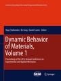 Cover: Dynamic Behavior of Materials, Volume 1 - Springer