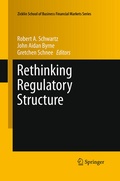 Cover: Rethinking Regulatory Structure - Springer