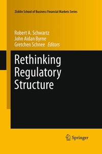 Enlarge image Cover: Rethinking Regulatory Structure - Springer