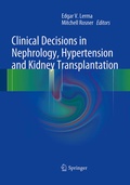 Abbildung von: Clinical Decisions in Nephrology, Hypertension and Kidney Transplantation - Springer