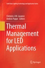 Cover: Thermal Management for LED Applications - Springer