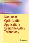 Cover: Nonlinear Optimization Applications Using the GAMS Technology - Springer