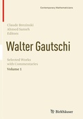 Cover: Walter Gautschi, Volume 1 - Birkhauser Boston Inc