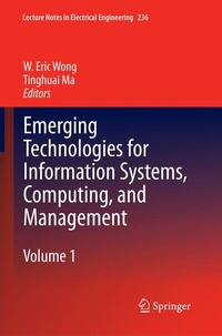 Enlarge image Cover: Emerging Technologies for Information Systems, Computing, and Management - Springer