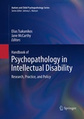 Cover: Handbook of Psychopathology in Intellectual Disability - Springer
