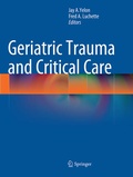 Abbildung von: Geriatric Trauma and Critical Care - Springer