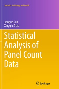Enlarge image Cover: Statistical Analysis of Panel Count Data - Springer