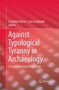 Cover: Against Typological Tyranny in Archaeology - Springer