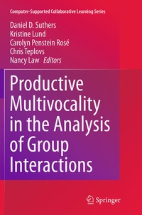 Enlarge image Cover: Productive Multivocality in the Analysis of Group Interactions - Springer