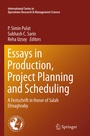Cover: Essays in Production, Project Planning and Scheduling - Springer
