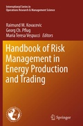 Cover: Handbook of Risk Management in Energy Production and Trading - Springer