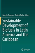 Cover: Sustainable Development of Biofuels in Latin America and the Caribbean - Springer
