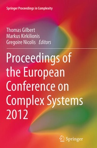 Enlarge image Cover: Proceedings of the European Conference on Complex Systems 2012 - Springer