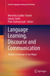 Enlarge image Cover: Language Learning, Discourse and Communication - Springer