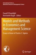 Cover: Models and Methods in Economics and Management Science - Springer