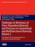Cover: Challenges In Mechanics of Time-Dependent Materials and Processes in Conventional and Multifunctional Materials, Volume 2 - Springer