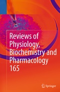 Cover: Reviews of Physiology, Biochemistry and Pharmacology, Vol. 165 - Springer