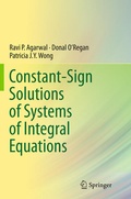 Cover: Constant-Sign Solutions of Systems of Integral Equations - Springer