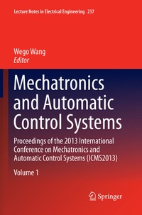Enlarge image Cover: Mechatronics and Automatic Control Systems - Springer